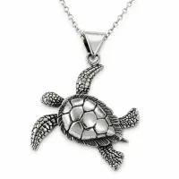 Silver Sea Muse Pendant – Image 3