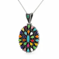 The Riviera Mosaic Pendant – Image 3