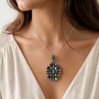 The Riviera Mosaic Pendant – Image 5