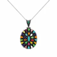 The Riviera Mosaic Pendant – Image 4