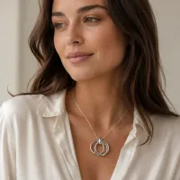 Silver Orbit Pendant – Image 1