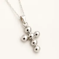 The Grace Bubble Cross Pendant – Image 2