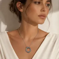 The Silver Swoon Knot Pendant – Image 5