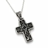 Amalfi Fleur Cross Pendant – Image 3