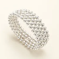 Rosalía Silver Lattice Bracelet – Image 3