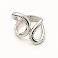 Double Loop Infinity Ring  – Image 1