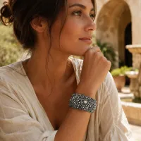 Dragonfly Garden Cuff – Image 2