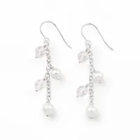 Pearl Drop Necklace & Earring Set  – Image 5