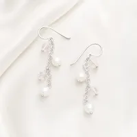 Pearl Drop Necklace & Earring Set  – Image 4