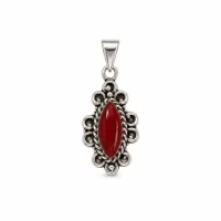 Crimson Scroll Pendant – Image 3