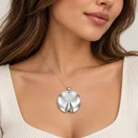 Sculpted Fan Pendant – Image 1