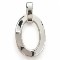 Modern Oval Link Pendant – Image 4