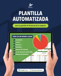 Plantilla de contabilidad y finanzas para negocios | Google Sheet | Automatizada – Image 1