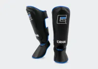 Elite Spar Shin Pads – Medium, Blue & Blue