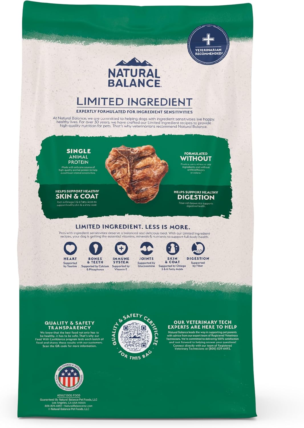 24lb Natural Balance Lamb and Rice Limited Ingredient Adult Dry Dog Food – Image 5