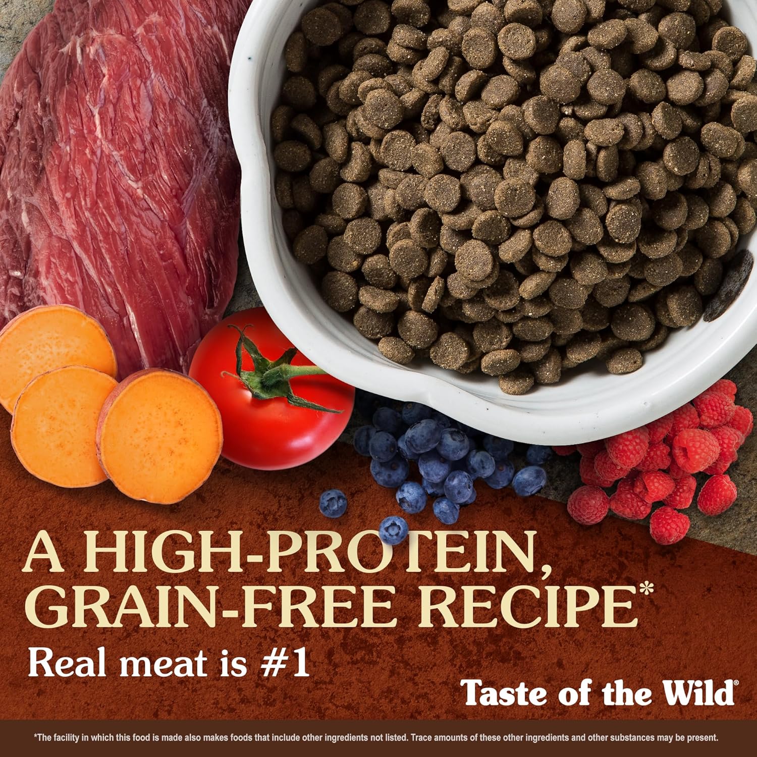 28lb Taste of the Wild High Prairie Canine Grain-Free Recipe with Roasted Bison and Venison Adult Dry Dog Food – Image 3