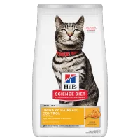 15.5lb Hill's Science Diet Adult Urinary Hairball Control Chicken Recipe Cat Food – Image 1