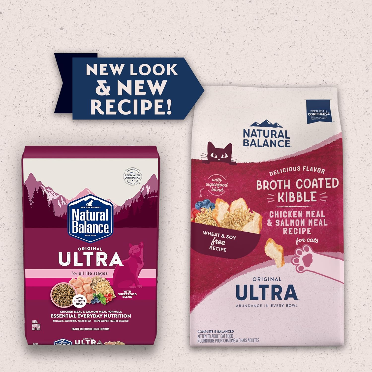 15lb Natural Balance Original Ultra Chicken Meal & Salmon Meal Formula Dry Cat Food – Image 3