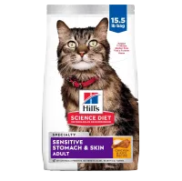 Hill's Science Diet Adult Sensitive Stomach & Skin Cat Food – Image 2