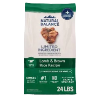 24lb Natural Balance Lamb and Rice Limited Ingredient Adult Dry Dog Food – Image 1