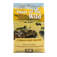 28lb Taste of the Wild High Prairie Canine Grain-Free Recipe with Roasted Bison and Venison Adult Dry Dog Food – Image 1