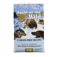 28lb Taste of The Wild Pacific Stream Grain-Free Dry Dog Food With Smoke-Flavored Salmon – Image 1