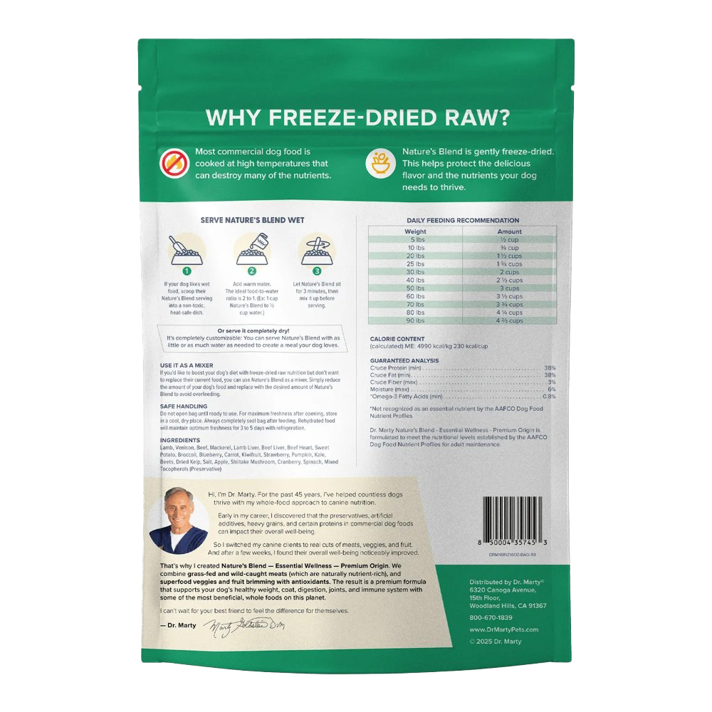 Dr. Marty's Nature's Blend Essential Wellness Premium Origin – Image 2
