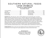 Southern Natural Feeds Layer Crumbles – Image 3