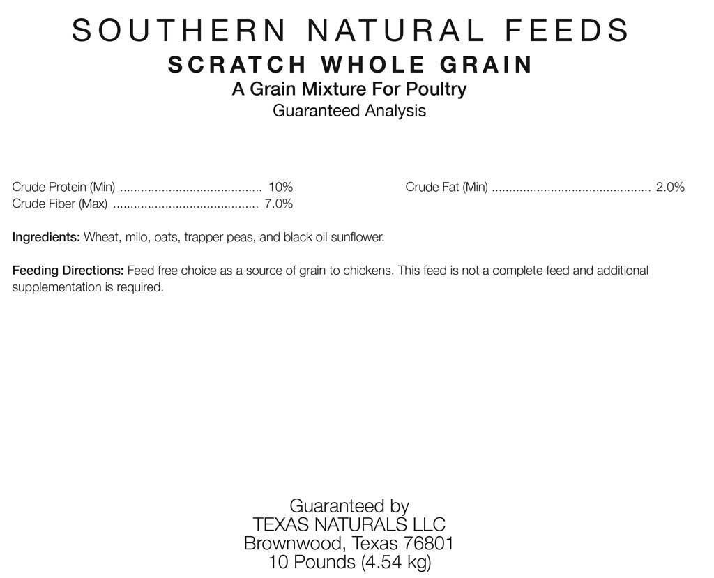 Southern Natural Feeds Scratch Whole Grain – Image 3