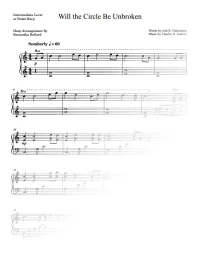 Will the Circle Be Unbroken - Harp Sheet Music – Image 2