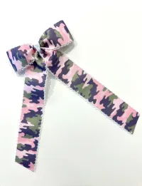 Camo Moonstitch Long Tail Bow – Image 3