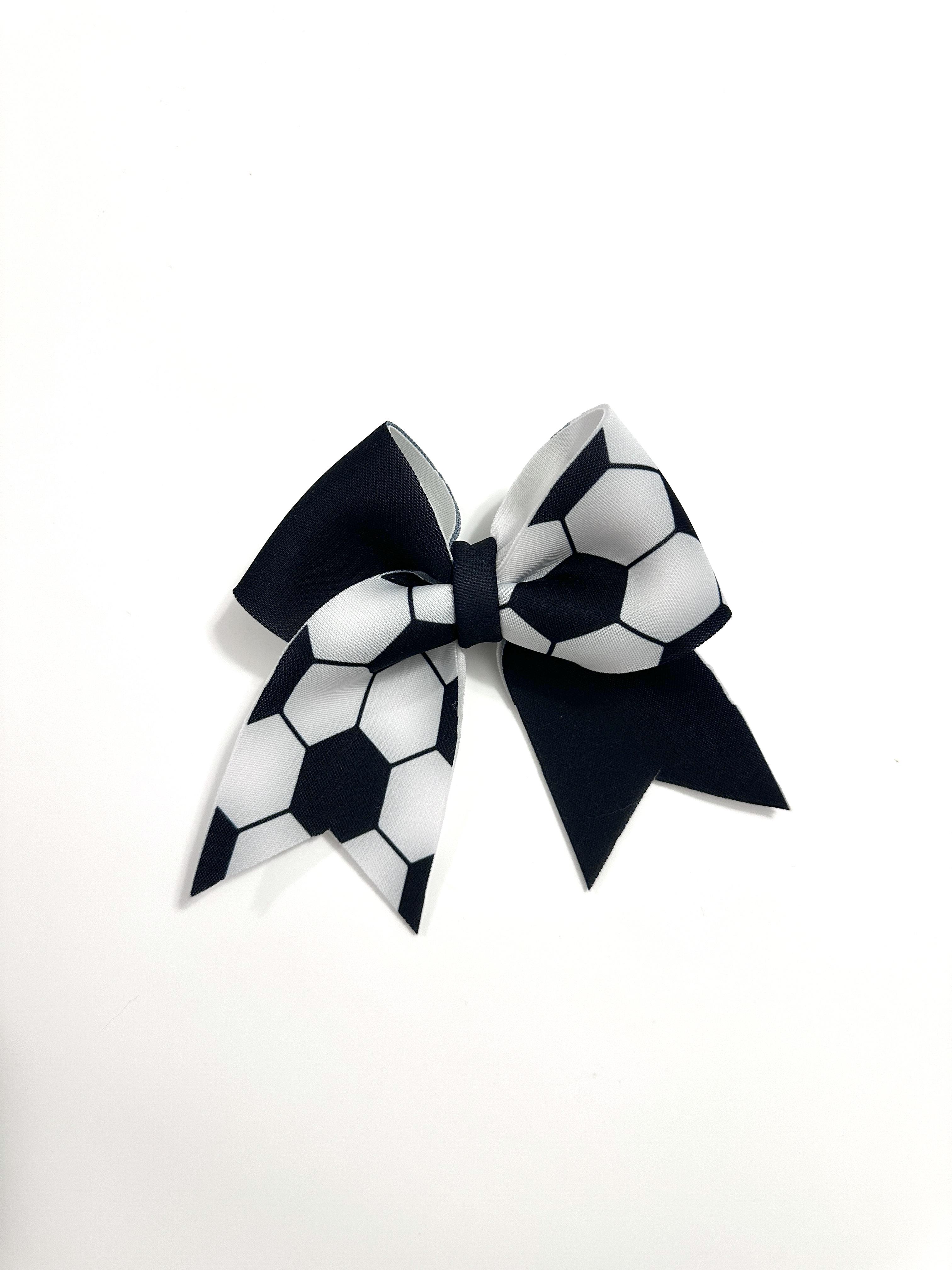 Neoprene Sports Cheer Bow – Soccer