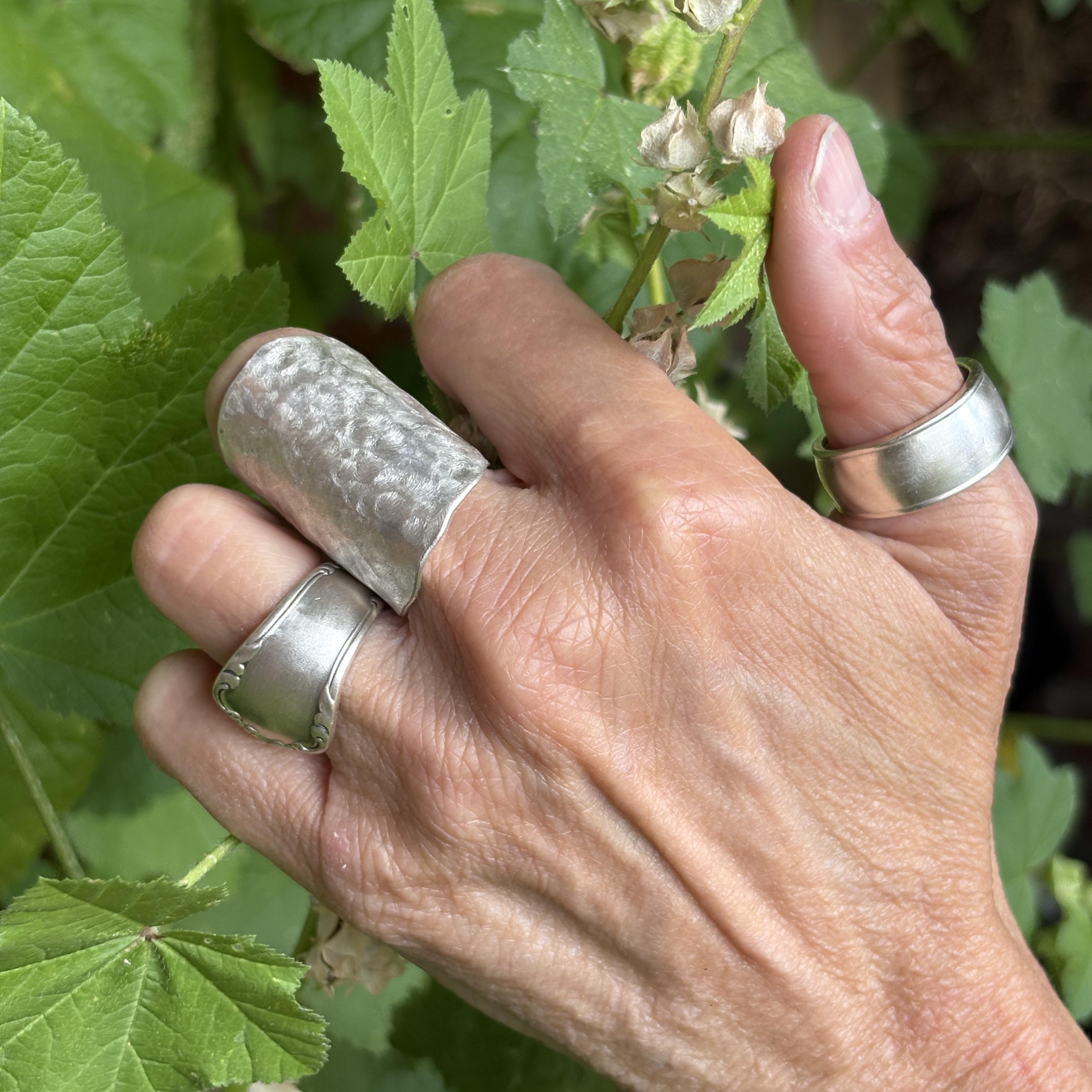 Maximilian - Versilberter Klassiker Ring – Image 3