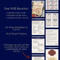 Operation: Save Christmas Printable Escape Room PLR – Image 2