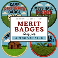 Merit Badges Clipart Pack – Image 2