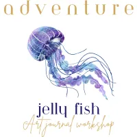 Jelly fish Art journal  Adventure workshop – Image 1