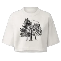 I am a Tree Cropped T-Shirt – Image 1