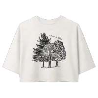 I am a Tree Cropped T-Shirt – Image 4