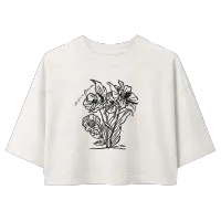 I am a Flower Cropped T-Shirt – Image 6