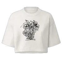 I am a Flower Cropped T-Shirt – Image 1