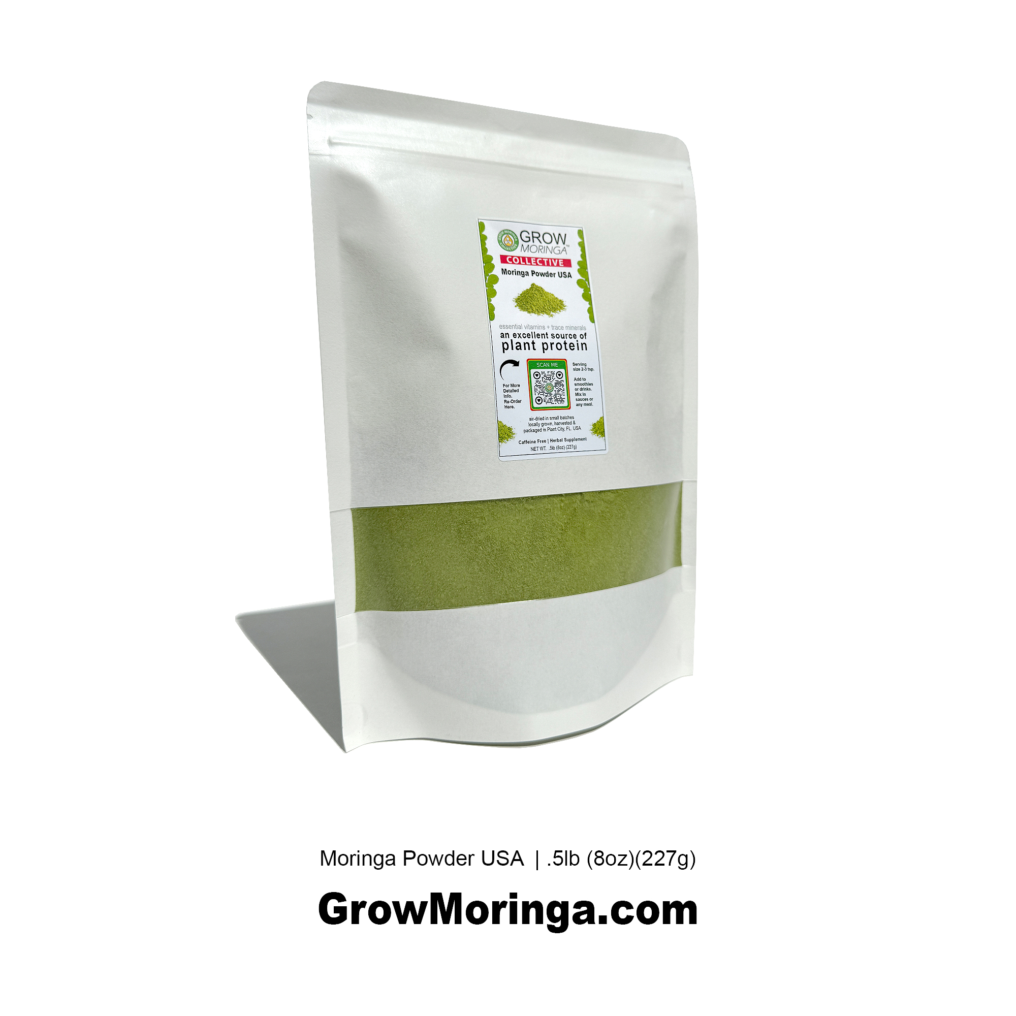 USA Moringa Powder – 8 oz