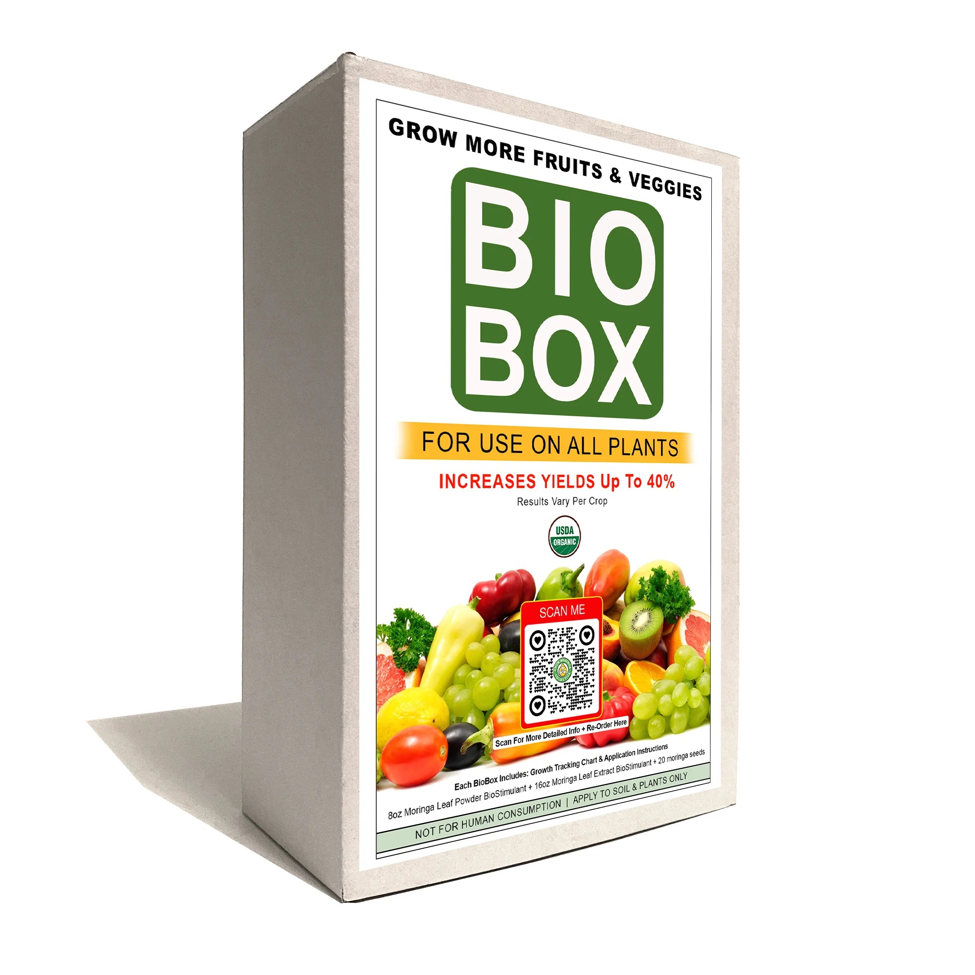 10 Big Moringa Trees + BioBox – Standard