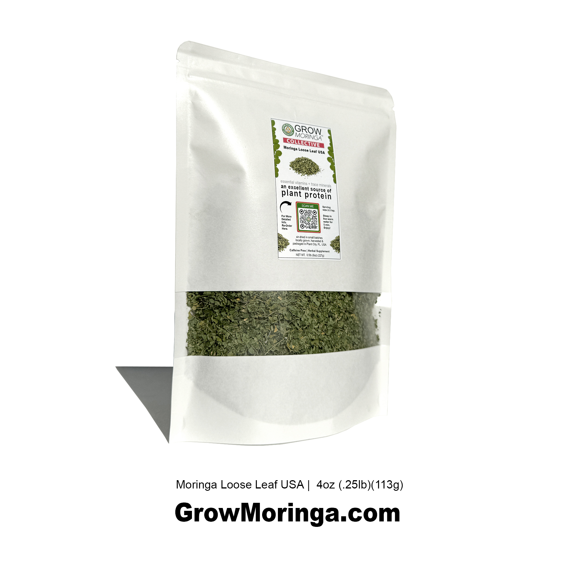 USA Moringa Loose Leaf – 4 oz