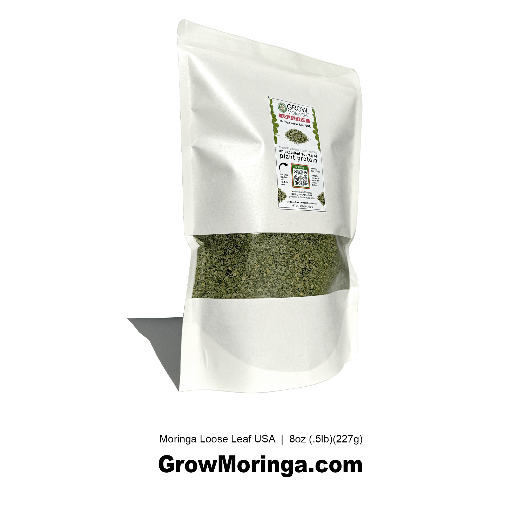 USA Moringa Loose Leaf – 8 oz
