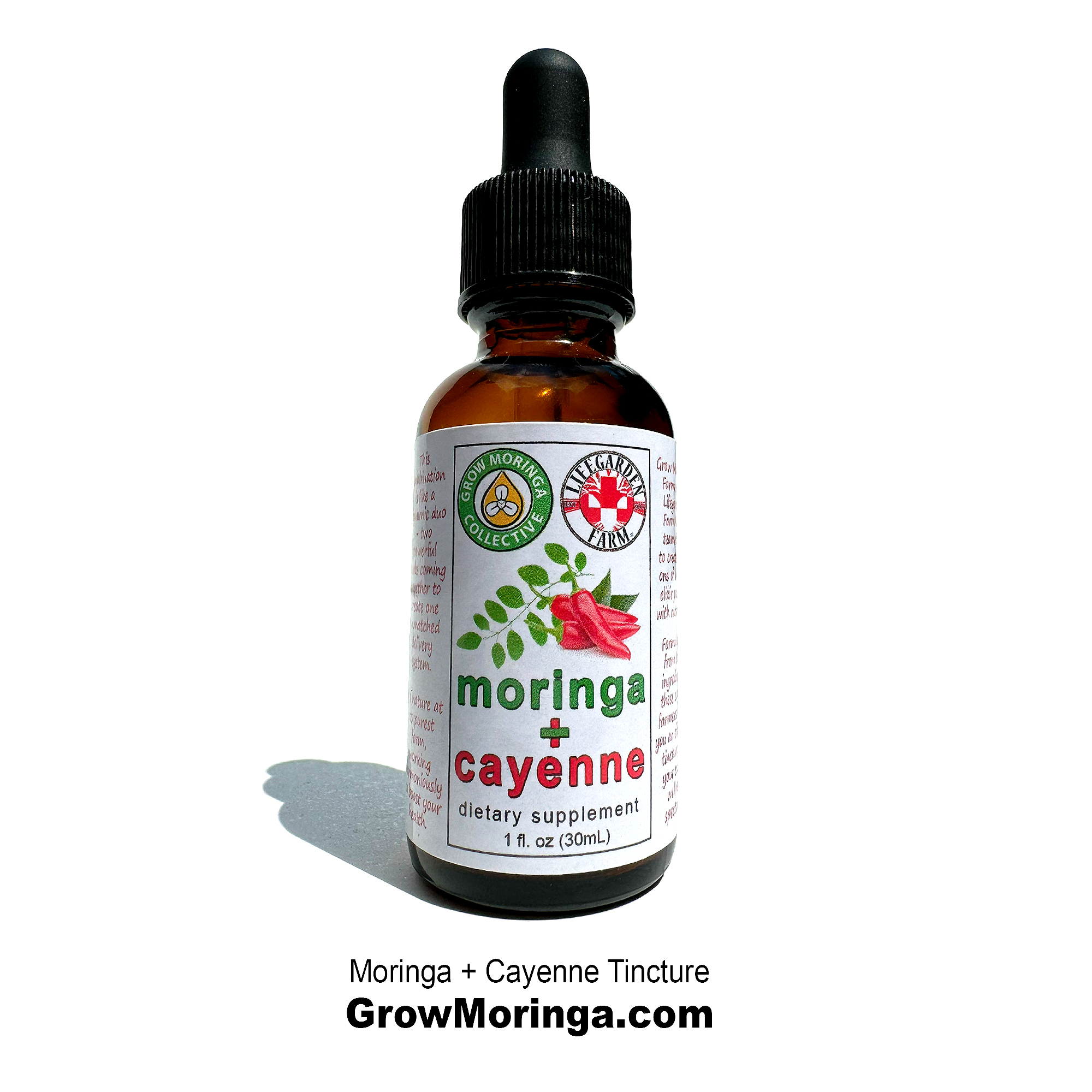 Moringa + Cayenne Tincture – 1 oz
