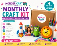 The Wonder Cart Monthly Craft Kit – Image 1