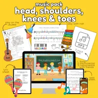 Head Shoulders Knees and Toes - Music Pack  – Image 2