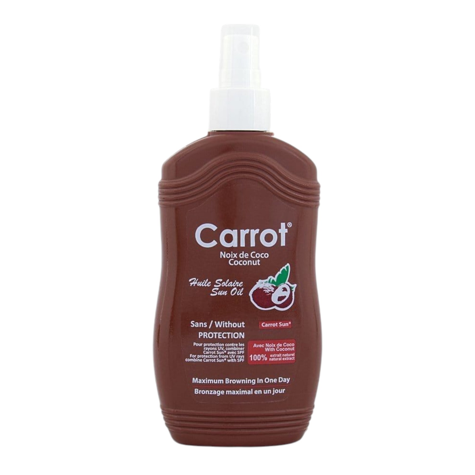 CARROT SUNTAN SUN COCONUT OIL SPRAY – Image 1