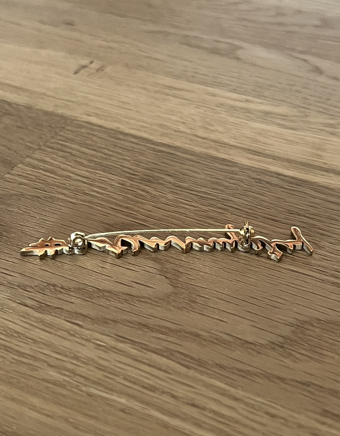 Long Gold Color #NotInMyCity Pins – Image 2