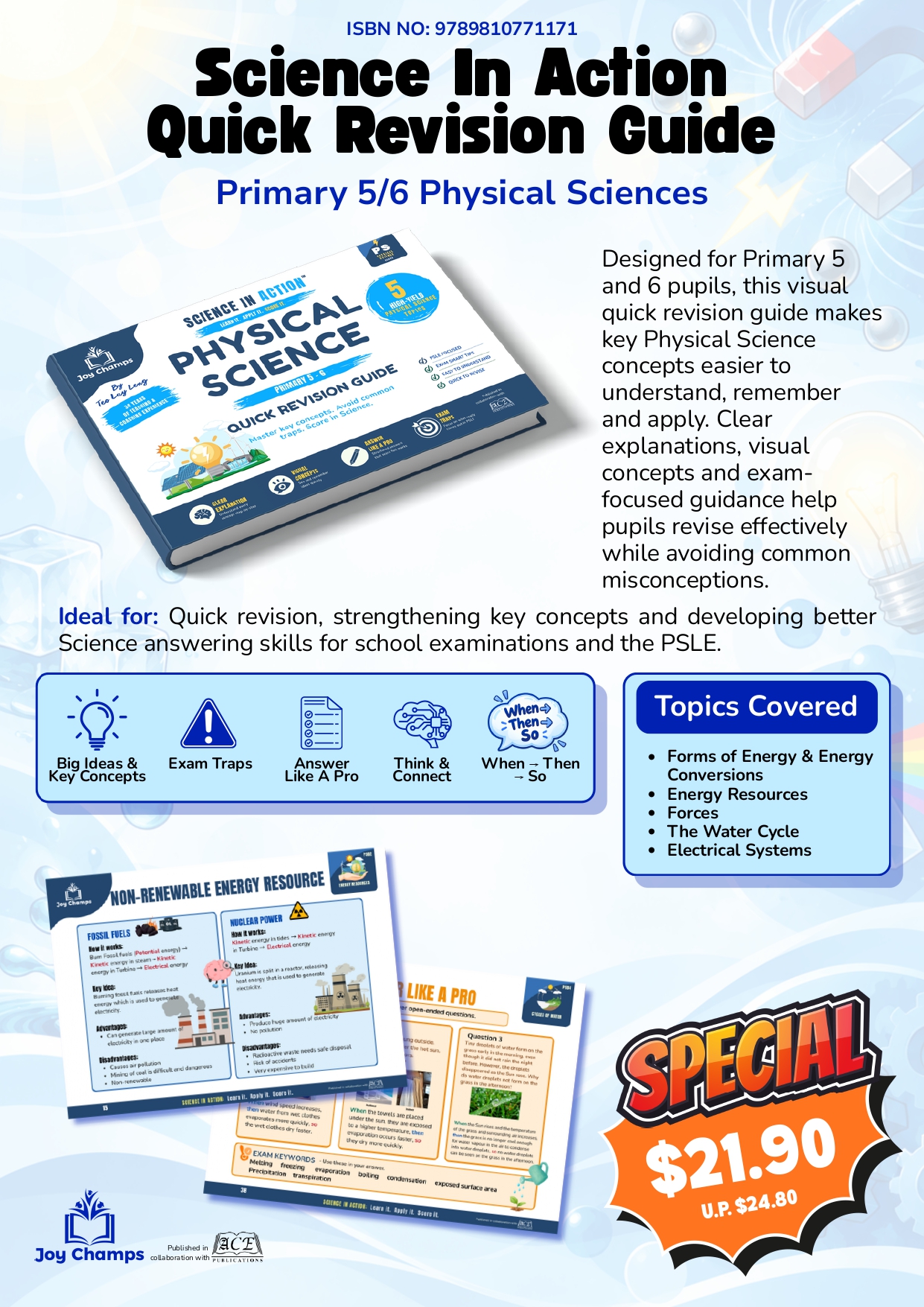 P5 - P6 Physical Science - Science In Action (Quick Revision Guide) – Image 1